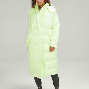 LULULEMON NEW WITH TAGS WUNDER PUFF LONG JACKET SZ 14